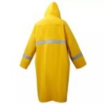 One Piece Waterproof PVC Polyester Raincoat with Reflective Stripe ARL-RT14