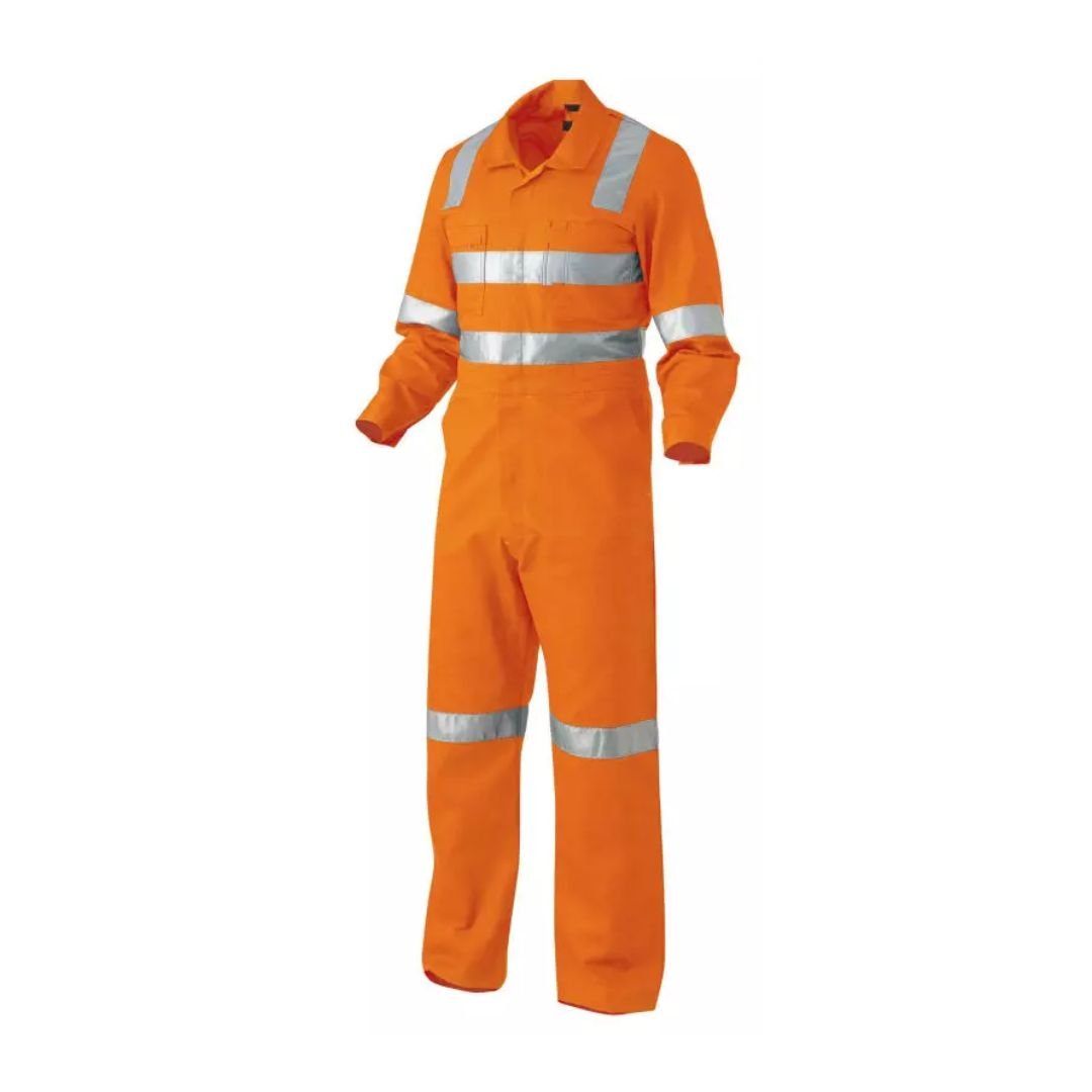 Orange High Visibility Reflective Safety Flame Retardant Coverall Garments ARL-OV23-1