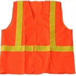 Orange Mesh Netting PVC Reflective Tape Safety Vest Construction ARL-SV02