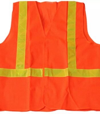 Orange Mesh Netting PVC Reflective Tape Safety Vest Construction ARL-SV02
