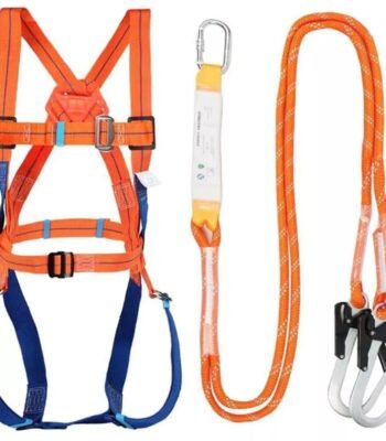 Outdoor Fall Protection Full Body Safety Harness with Shock Absorber Lanyard ARL-HN49