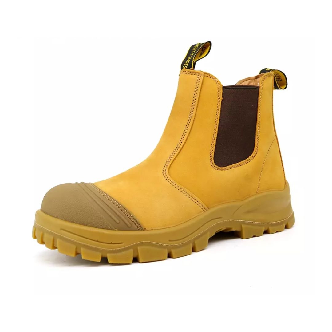 PU Rubber Sole Nubuck Leather Safety Shoes without Lace ARL-TM189