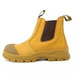 PU Rubber Sole Nubuck Leather Safety Shoes without Lace ARL-TM189