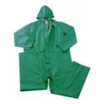 PVC Polyester PVC Waterproof Overall Rain Coat ARL-5106