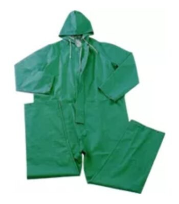 PVC Polyester PVC Waterproof Overall Rain Coat ARL-5106