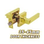 Polished Brass Lever Handle Lock Model ARL-CH8807PB