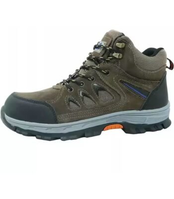Rubber Sole Brown Suede Safety Shoes Hiking ARL-TM3303