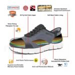 Slip-ins Anti-skid Sport Safety Shoes with Fiberglass Toe ARL-TM2023