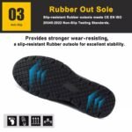 Slip-ins Fiberglass Toe Sneakers Safety Shoes 2025 ARL-TM2024