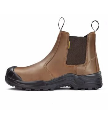 Steel Toe Anti Puncture No Laces Safety Shoes Brown ARL-TM3325
