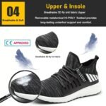 Steel Toe Anti Puncture Safety Shoes Sneaker ARL-TM296