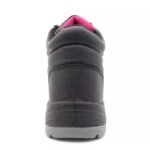 Steel Toe Leather Women Safety Shoes Pink Mesh Lining ARL-TM036
