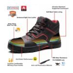 Steel Toe Prevent Puncture Safety Boots Rubber Sole ARL-TM116