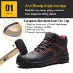 Steel Toe Prevent Puncture Safety Boots Rubber Sole ARL-TM116