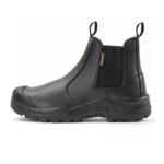 Steel Toe Puncture Proof Anti Static Safety Shoes Leather without Laces ARL-TM3325