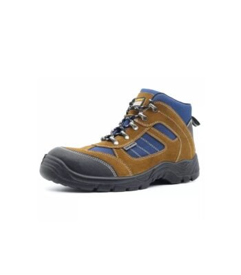 Steel Toe Steel Mid-sole Suede Safety Shoes Brown ARL-TM219-A