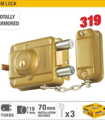Totally Armored Zinc Alloy Rim Lock ARL-CDP319CP