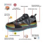 Twist Lock Lightweight Sneakers Safety Shoes ARL-TM2015