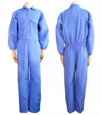 Very Cheap Light Blue 130 Grams Polyester Middle East Style PPE Safety Coveralls Workwear ARL-OV17