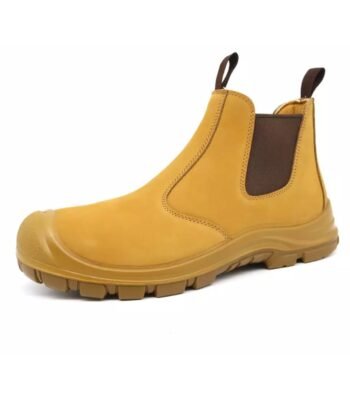 Water Resistant Steel Toe Anti Puncture Safety Shoes Nubuck Leather ARL-TM160