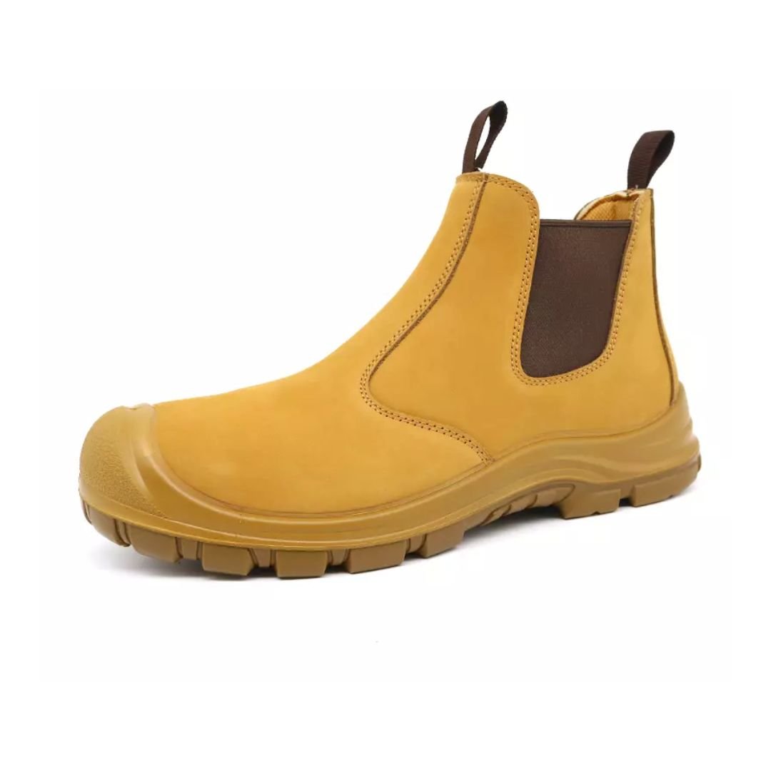 Water Resistant Steel Toe Anti Puncture Safety Shoes Nubuck Leather ARL-TM160