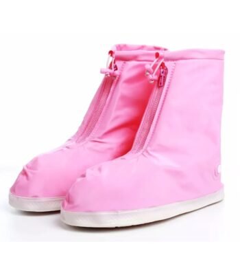 Waterproof Anti-Slip Pink Fashion Rain Shoe Cover Unisex ARL-H-199