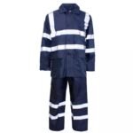 Waterproof Navy Blue Reflective Rain Suit Workwear ARL-5220