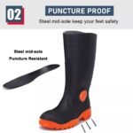 Waterproof PVC Gumboots Rain Boots ARL-GB39