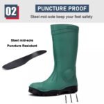 Waterproof PVC Safety Rain Boots ARL-GB39