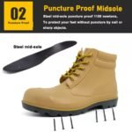 Waterproof PVC Safety Rain Shoes with Steel Toe ARL-ZBA