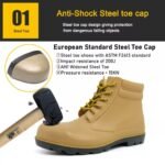 Waterproof PVC Safety Rain Shoes with Steel Toe ARL-ZBA