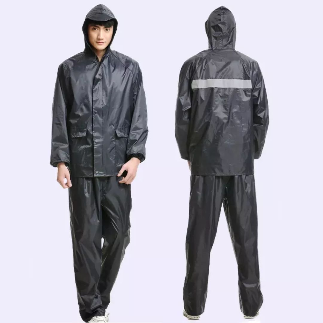 Waterproof Taffeta PVC Coating Reflective Raincoats ARL-HS-T086