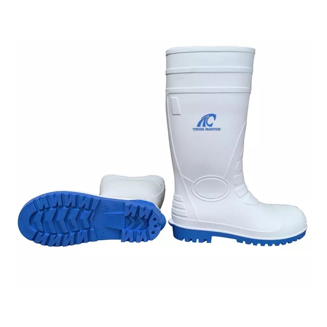 Waterproof White PVC Safety Rain Boots (S5 Certified) ARL-GB08-9