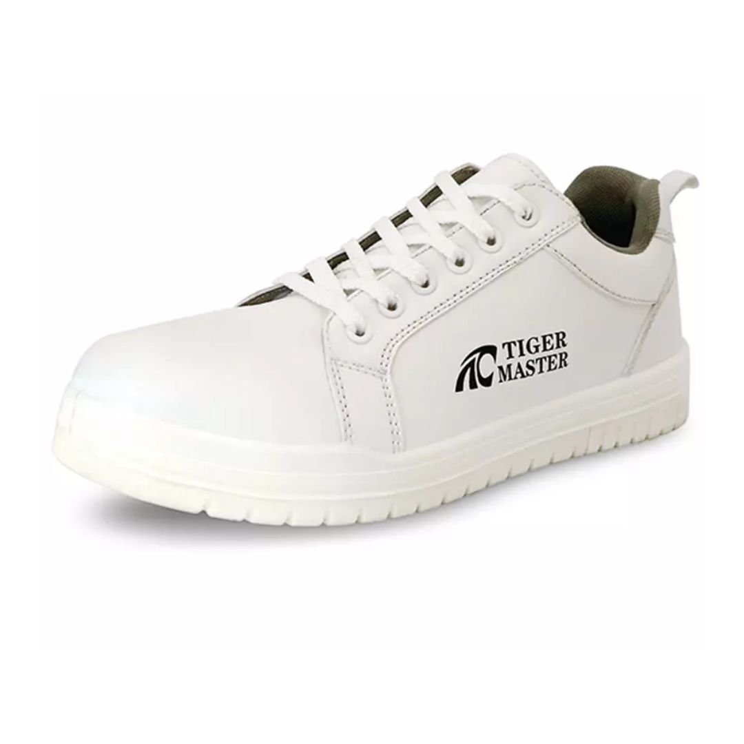 White Fiberglass Toe Kitchen Safety Shoes Unisex ARL-TM2003
