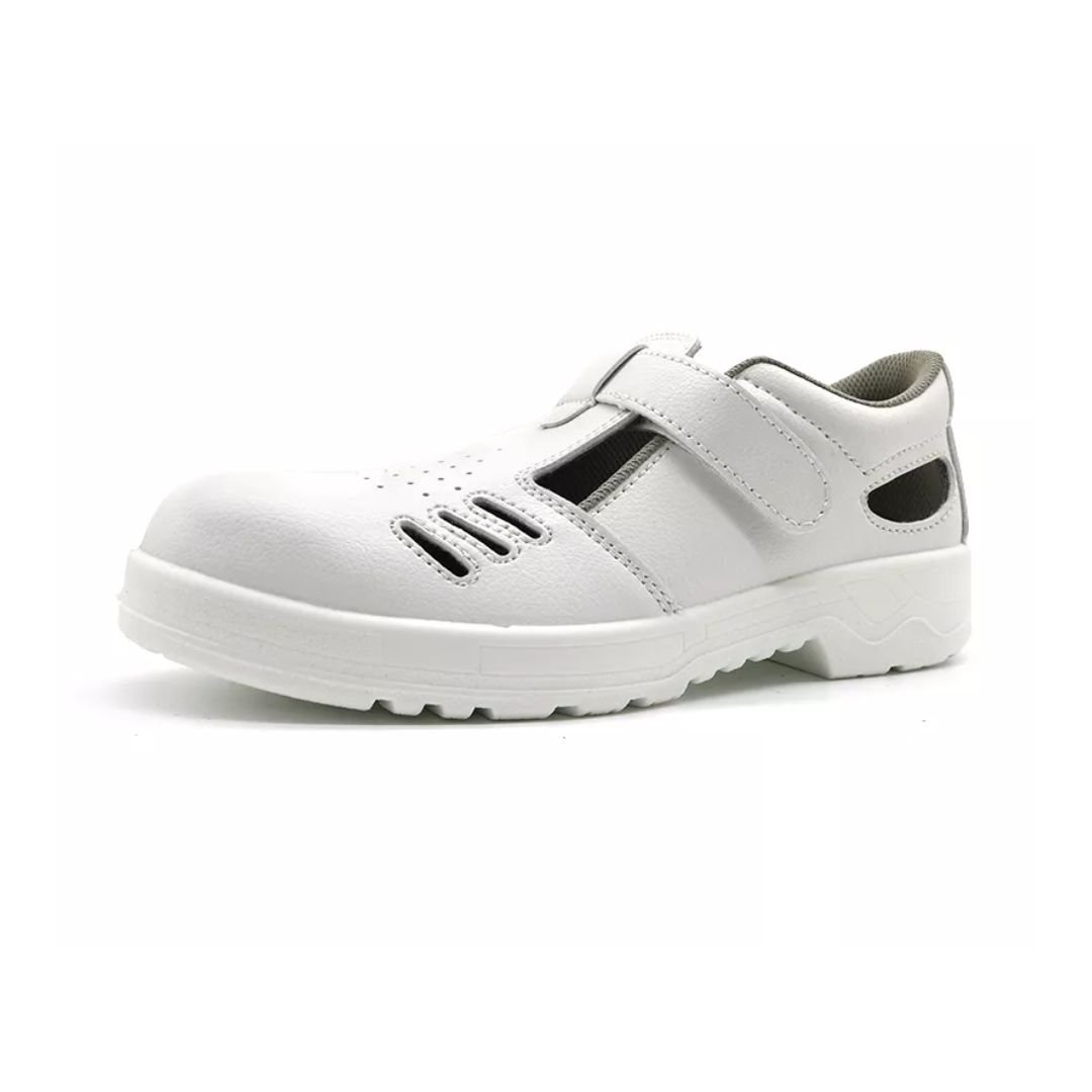 White Summer Chef Kitchen Safety Shoes ARL-TM075W