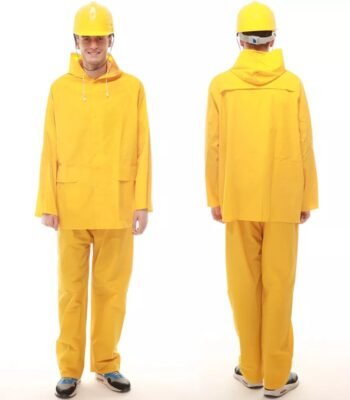 Yellow 100% Waterproof PVC Polyester Raincoats ARL-RT05