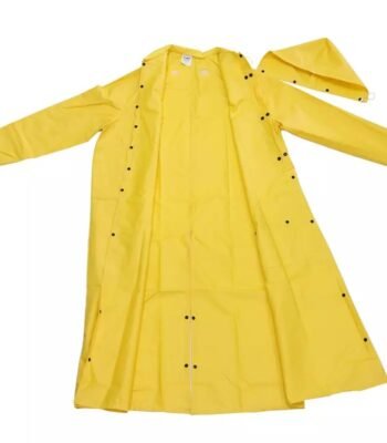 Yellow Detachable Hood Waterproof Riding Horse Men PVC Raincoats ARL-R-5130