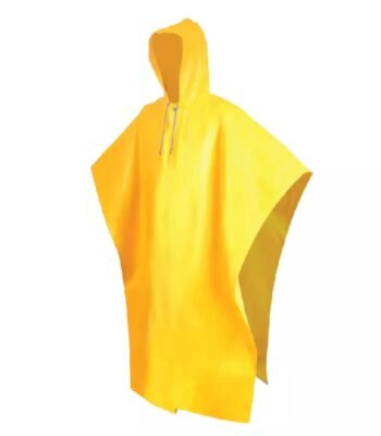 Yellow PVC Rain Coat Poncho for Adults ARL-1126