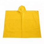 Yellow Waterproof PVC Polyester PVC Poncho Rain Cape ARL-RT36