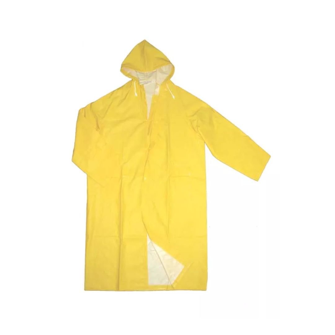 Yellow Waterproof PVC Polyester Rain Coat ARL-5102