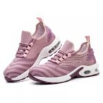 Air Cushioned Fashion Sport Safety Shoes Pink for Women ARL-TM3130