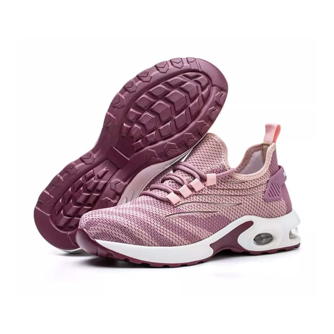 Air Cushioned Fashion Sport Safety Shoes Pink for Women ARL-TM3130