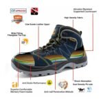 Anti-Slip Suede Leather Safety Shoes ARL-TM235
