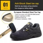 Anti-smashing Breathable Suede Safety Shoes for Men ARL-TM3227