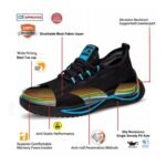 Black Breathable Safety Shoes Summer ARL-TM3185