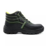 Black Leather Kevlar Mid Sole Industrial Safety Shoes ARL-TM028