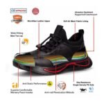 Black Microfiber Leather Industrial Safety Boots ARL-TM3211