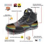 CE & ASTM Verified 18 KV Insulation Electrical Safety Shoes for Men ARL-TM085