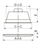 Ceiling Ventilation Fan All Plastic Body ARL-APT Series