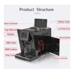 Commercial Professional Coffee Machine With Milk Frother ARL-CLT-S8